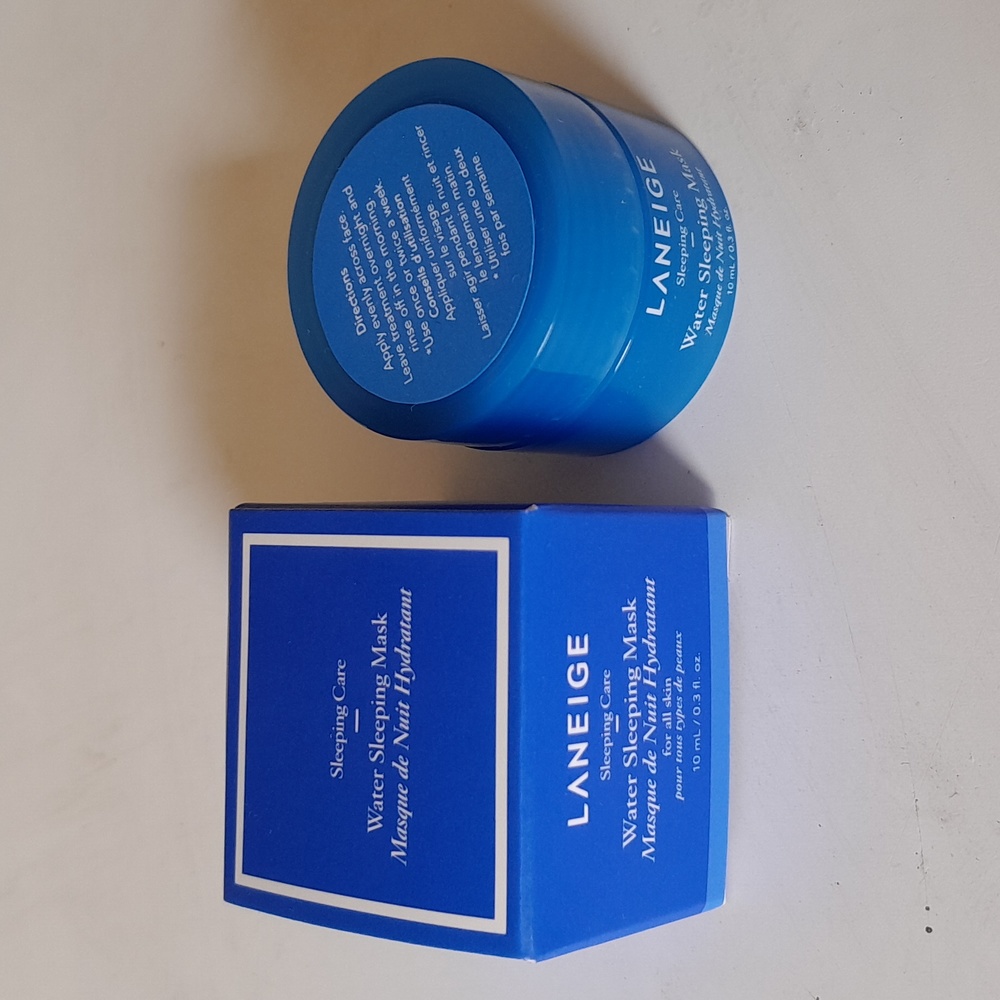 Laneige water sleeping mask lotion moisturizer travel mini size Korean beauty